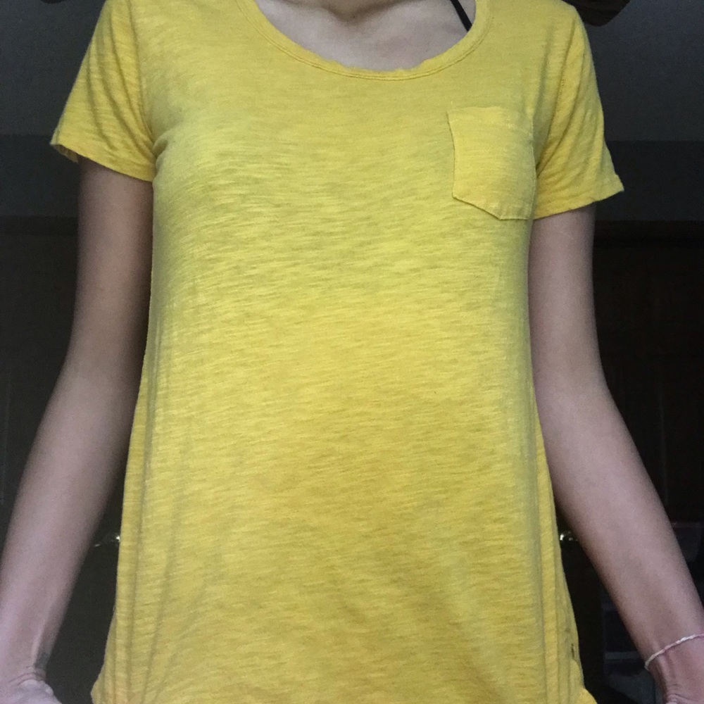 Mustard Yellow Relaxed Tee